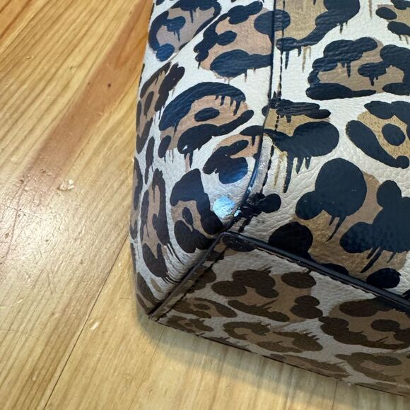 RARE Coach Wild Beast Leopard Turnlock Tote Shoulder Bag - Picture 13 of 16